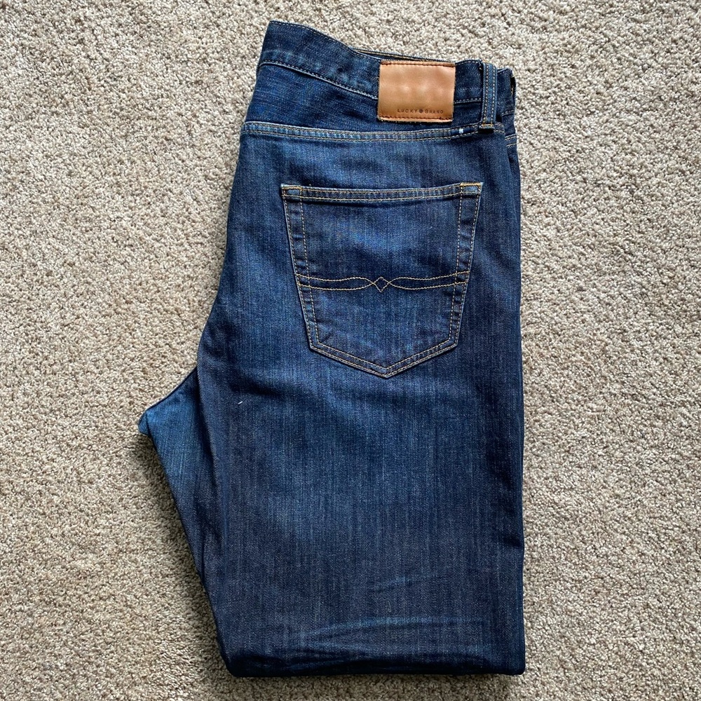 Mens Lucky Brand 410 Athletic Fit Jeans 38/30